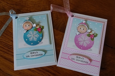 Baby Boy 1st Christmas Topper by Michelle Mann