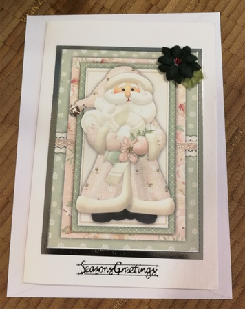 Quick Card Topper Santa by Michelle Mann