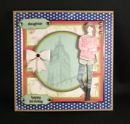 English Teen Girl Bow Card Kit by Michelle Mann