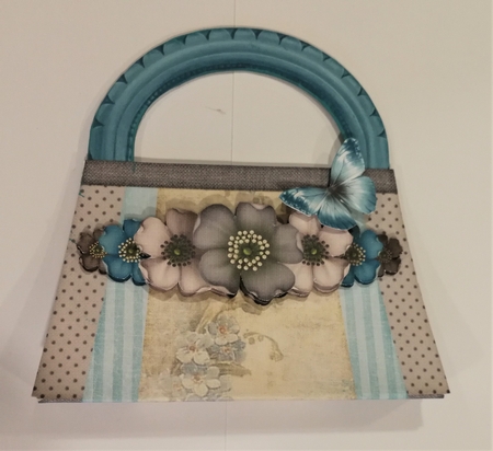 Vintage Handbag Card 1299 by Michelle Mann