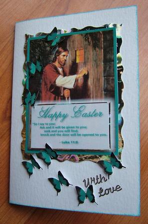 Religious Easter Card Topper by Michelle Mann