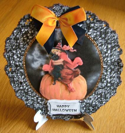 Vintage Halloween Plate Sheet by Michelle Mann