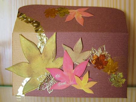 It's Autumn - Leaf Money Wallet by Michelle Mann