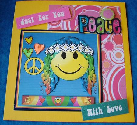 Hippy Smiley Girl by Michelle Mann