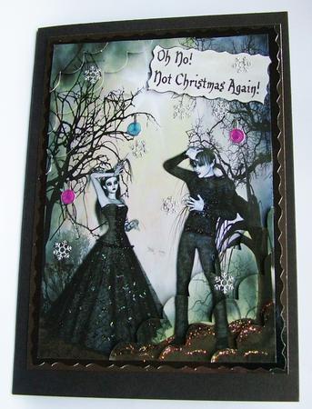 Vampires Nightmare Deckle Edge Stacker by Michelle Mann