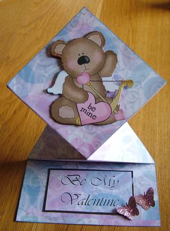 Cupid Bear Valentine 2 by Michelle Mann