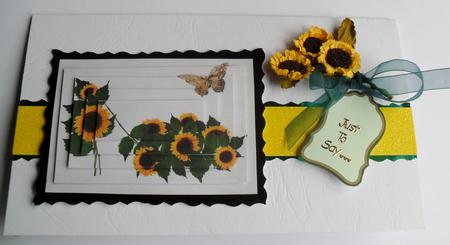 Sunflower Shoe Floral Rectangle by Michelle Mann