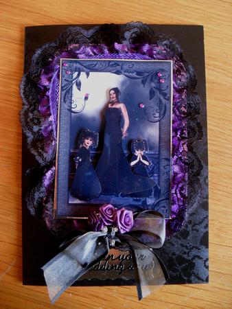 Gothic Bride and Bridesmaids by Michelle Mann