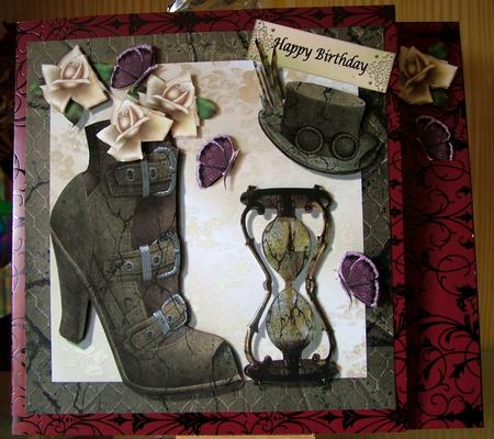 8x8 Steam Punk Ladies by Michelle Mann