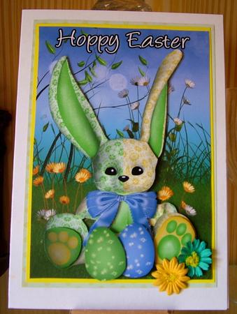 Cute Easter Bunny Greeting Card Step by Step by Michelle Mann
