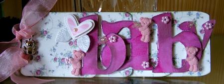 Baby Word Book in Pink by Michelle Mann