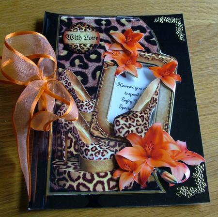 Wild at Heart - Shaped Topper, Insert & Decoupage by Michelle Mann