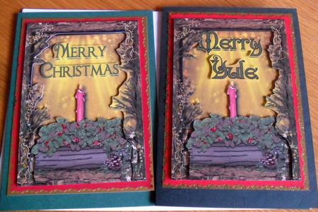 Merry Christmas Merry Yule - Yule Log by Michelle Mann