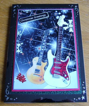 Merry Christmas Guitars by Michelle Mann