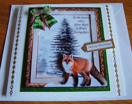 On a Wnter Day Card Topper & Decoupage by Michelle Mann