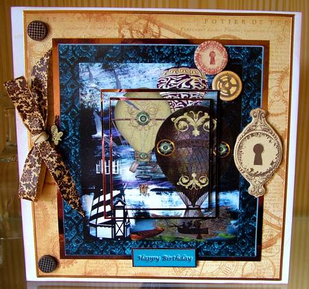 Hot Air Balloon Boat Race & Pyramid Layers by Michelle Mann