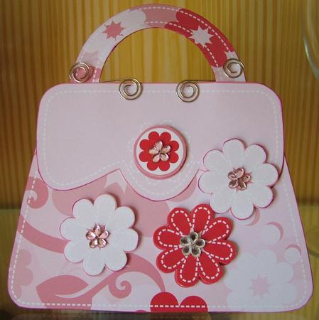 Flower Power Handbag Card Mini Kit by Michelle Mann