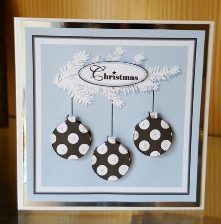 Christmas Decorations Spotty Baubles by Michelle Mann
