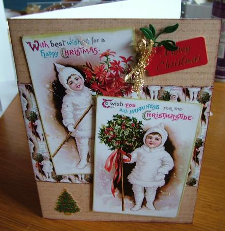 Vintage Children in the Snow Toppers by Michelle Mann