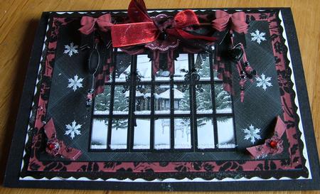 My Gothic Christmas Window by Michelle Mann