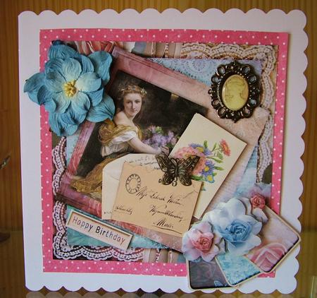 All About Flowers Cardtopper with Inlet 130 by Michelle Mann