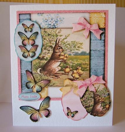 Easter is Coming Cardtopper with Inlet 190 by Michelle Mann