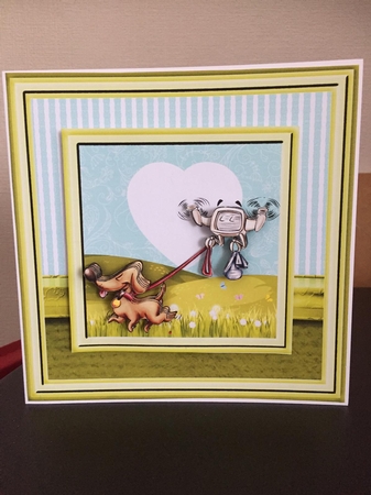 A State Of The Art Dog Walk Mini Kit by Michelle Johnson