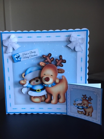 Bear And Reindeer Mini Kit 2 by Michelle Johnson