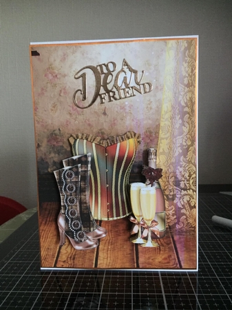 Steampunk Getting Ready Card Front by Michelle Johnson
