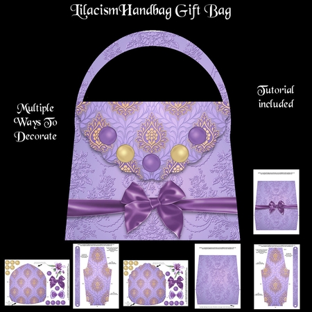 T030 Purse Gift Bag Template *PNG* by Michelle Johnson