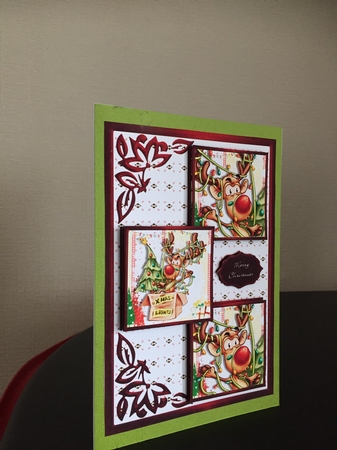 What A Mess Three Square Quick Card by Michelle Johnson