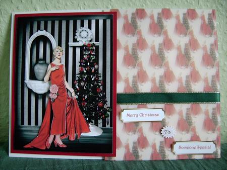 Deco Christmas Lady Kit by Michiko Clark