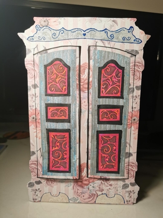 Armoire dresser Wardrobe With Matchbox Drawers cutting machine and also handcut pattern by Misu Qantu