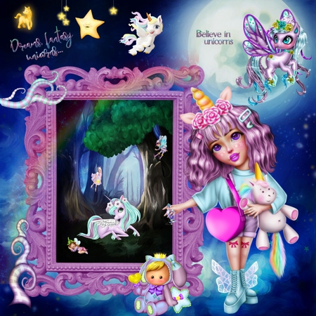UnicornsLand, kit from Bella Caribena  by Misu Qantu