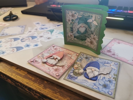 Angel Gnomes Christmas Bumper Kit by Misu Qantu