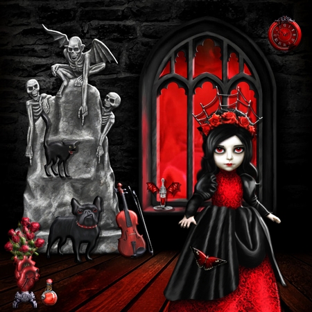 Dark Places, kit from Bella Caribena  by Misu Qantu