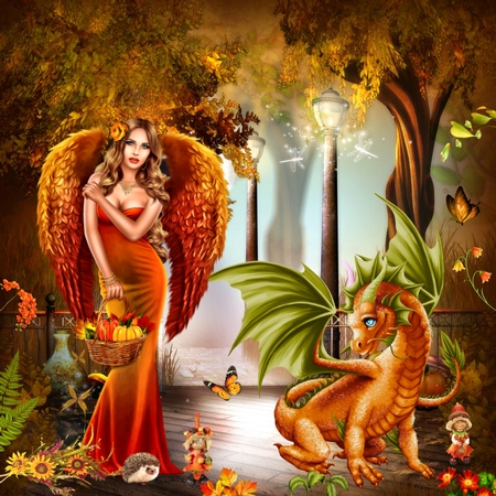 Autumn Wonders,  kit from Bella Caribena  by Misu Qantu