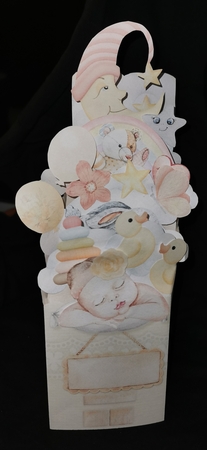 Sweet Dreams #3 Pop Up Box Card & Envelope Kit. by Misu Qantu