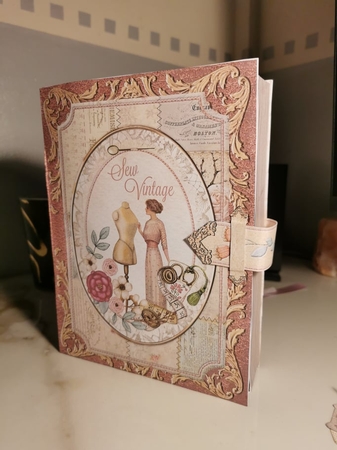 Sew  Vintage - Large 3D Curiosity Book Box by Misu Qantu
