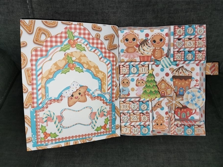 Baking Spirits Bright - XL 3D Curiosity Book Box Advent Calendar by Misu Qantu