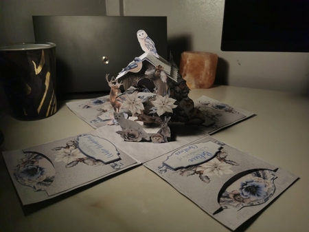 Festive Winter 2 Exploding Box Surprise Kit by Misu Qantu