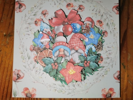 Gnomes in Winter Decorative Wreaths Kit - SCAN & CUT by Misu Qantu