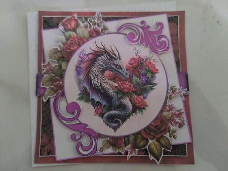Dragon Heart 5  7.75x7.75 Simply Cards  by Misu Qantu