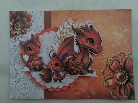 Dragon the Kids Up 9 Triple Easel by Misu Qantu