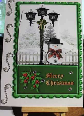 christmas lamposts by Moira Paterson  (Ornella)