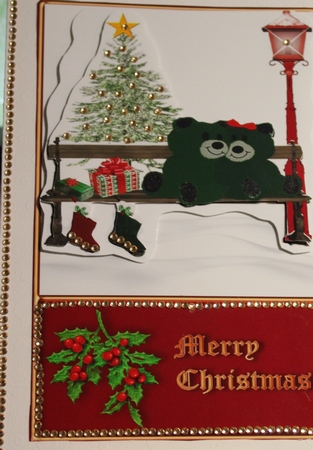 christmas lamposts by Moira Paterson  (Ornella)