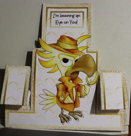 Keeping an Eye on You - Single Sheet Centre Stepper by Moira Paterson  (Ornella)