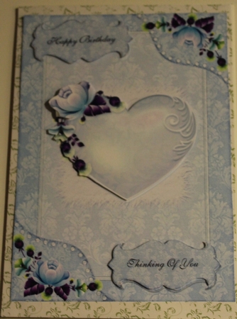 Floral Card Front Mothers Day, Birthday by Moira Paterson  (Ornella)