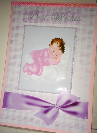 Congratulations on the Birth of Your Baby Girl 3 by Moira Paterson  (Ornella)