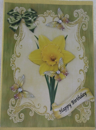 Lovely Single Daffodil by Moira Paterson  (Ornella)